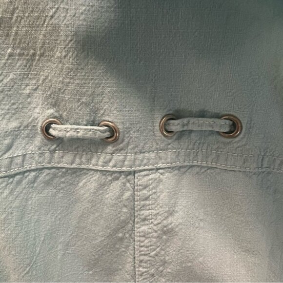 Vintage TRADITION Country Collection Light Blue Sleeveless Button Down Shirt - Picture 7 of 10